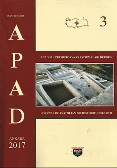 APAD Anadolu Prehistorya Araştırmaları Dergisi 3 (2017)