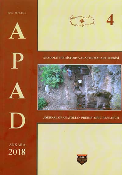 APAD Anadolu Prehistorya Araştırmaları Dergisi 4 (2018)