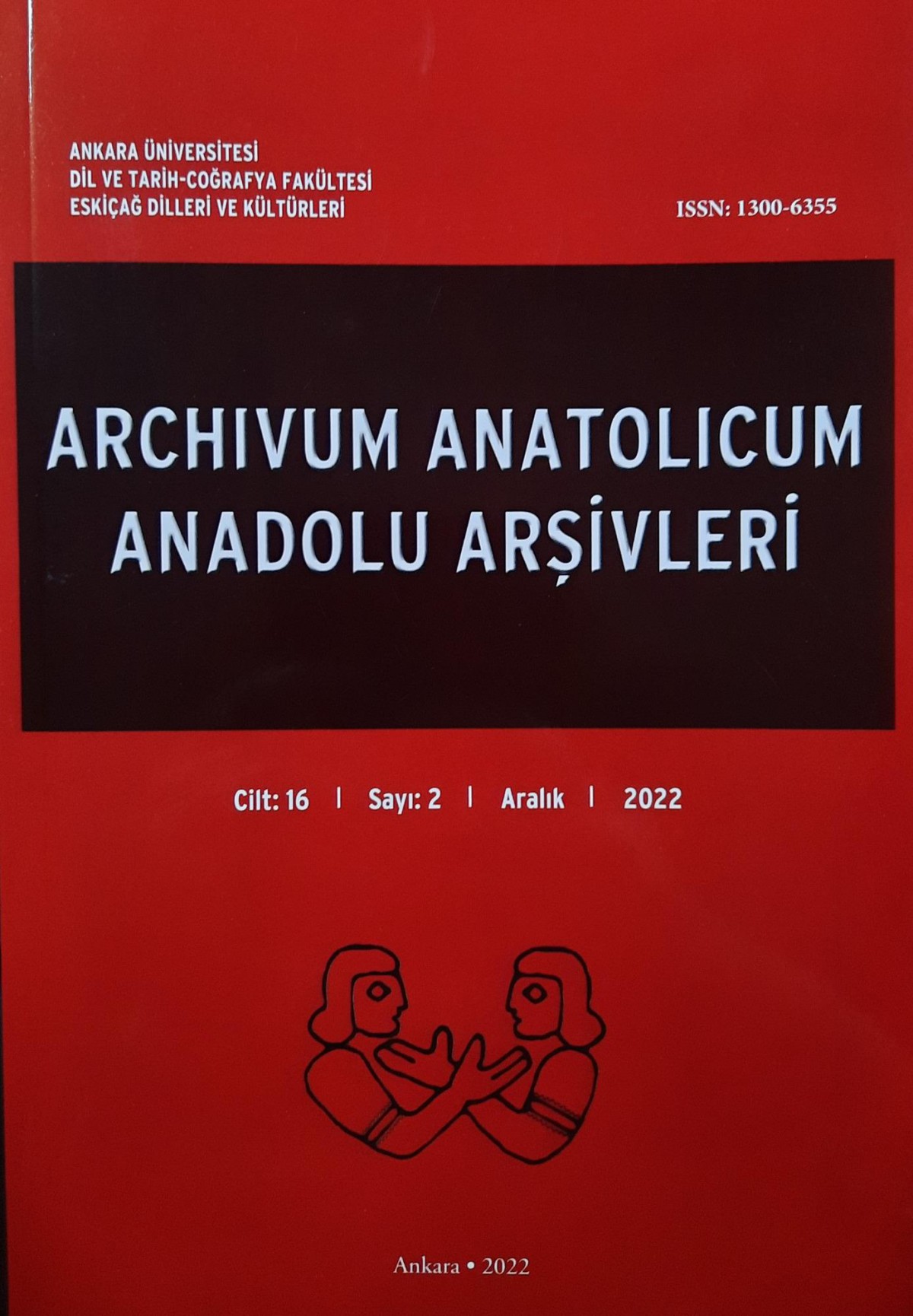 Archivum Anatolicum / Anadolu Arşivleri 16/2