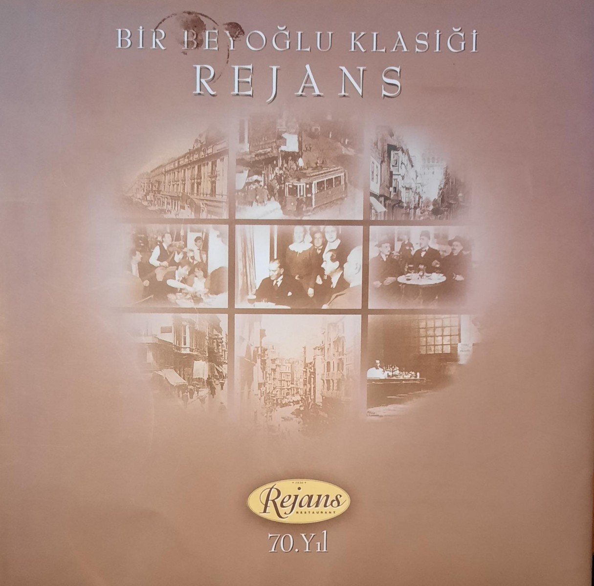 Bir Beyoglu Klasigi, Rejans