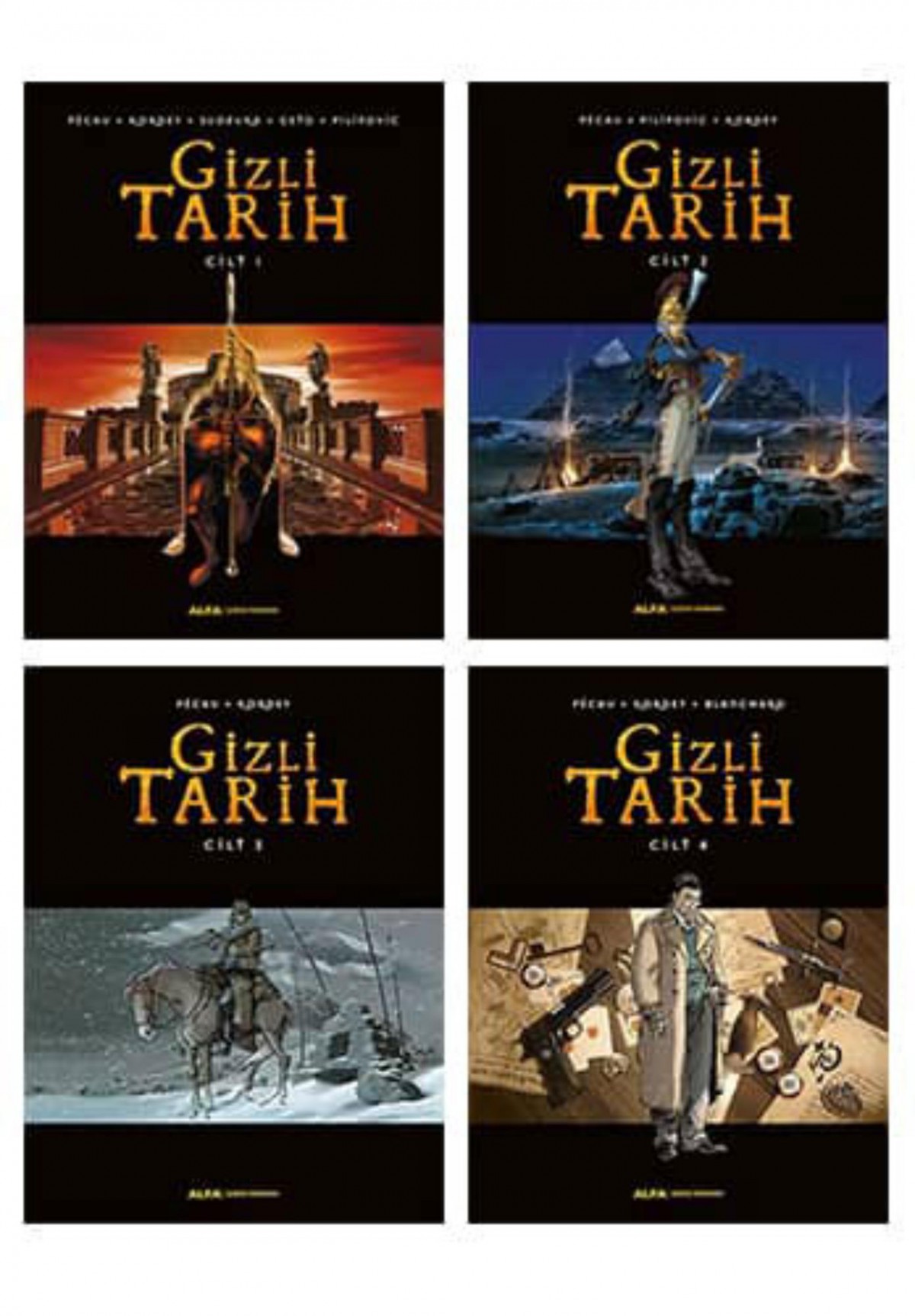 Gizli Tarih Set 1-4 (Ciltli)