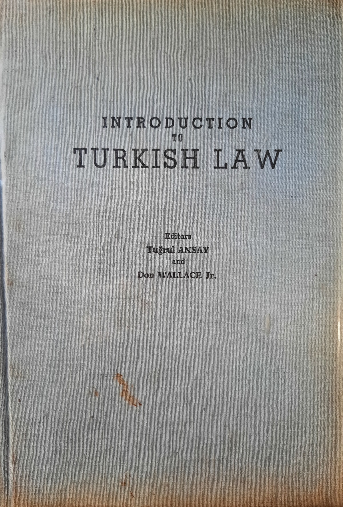 Introduction to Turkish Law