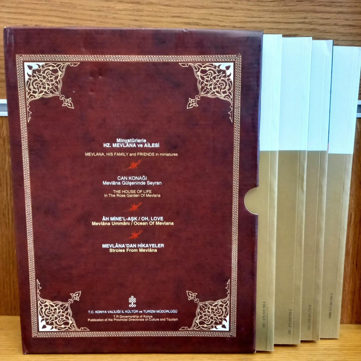 Minyatürlerle Hz. Mevlana ve Ailesi / Can Konağı / Ah Mine'l Aşk / Mevlana'dan Hikayeler (Kutulu 4 Cilt)