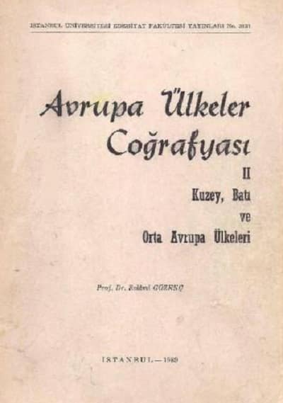 Avrupa Ülkeler Coğrafyası II - Kuzey, Batı ve Orta Avrupa Ülkeleri