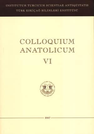 Colloquium Anatolicum VI