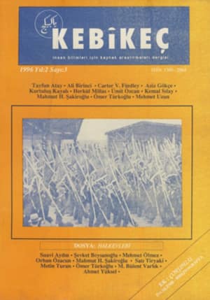 Kebikeç İnsan Bilimleri İçin Kaynak Araştırmaları Dergisi,1996 Yıl: 2 Sayı: 3 - Dosya: Halkevleri