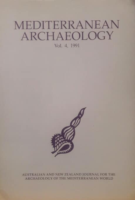 Mediterranean Archaeology Vol. 4 (1991)