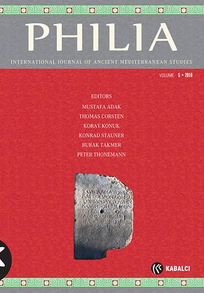 Philia Vol. 5 2019 - International Journal of Ancient Mediterranean Studies