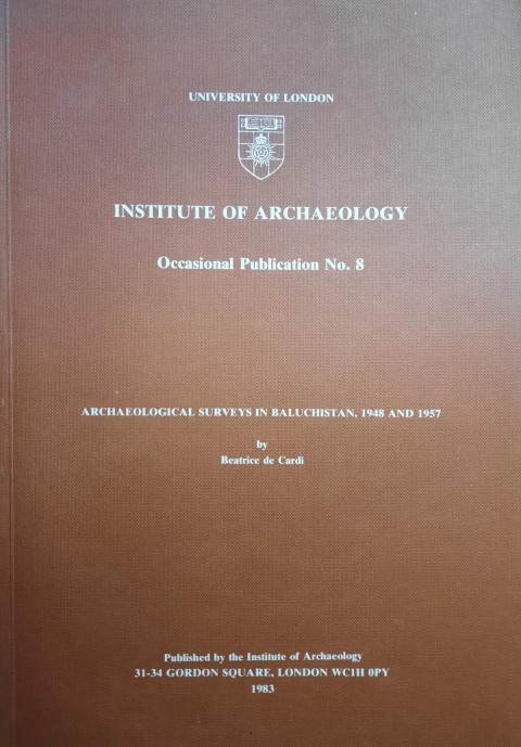 Archaeological Surveys in Baluchistan, 1948 and 1957