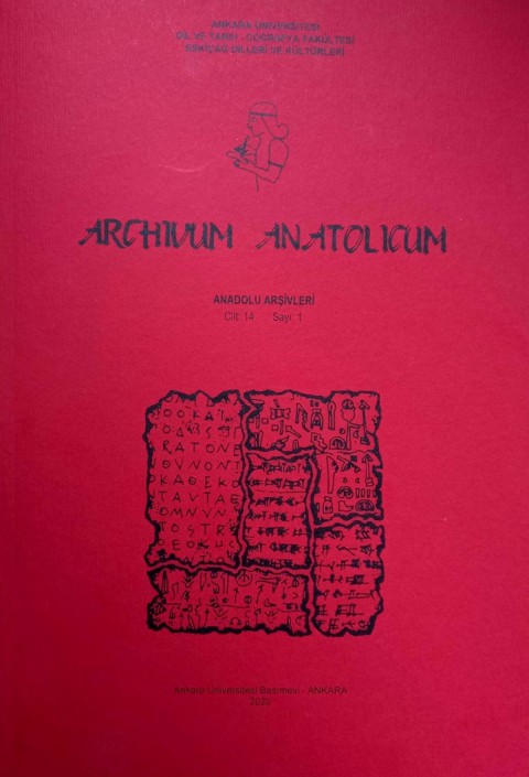 Archivum Anatolicum / Anadolu Arşivleri 14/1