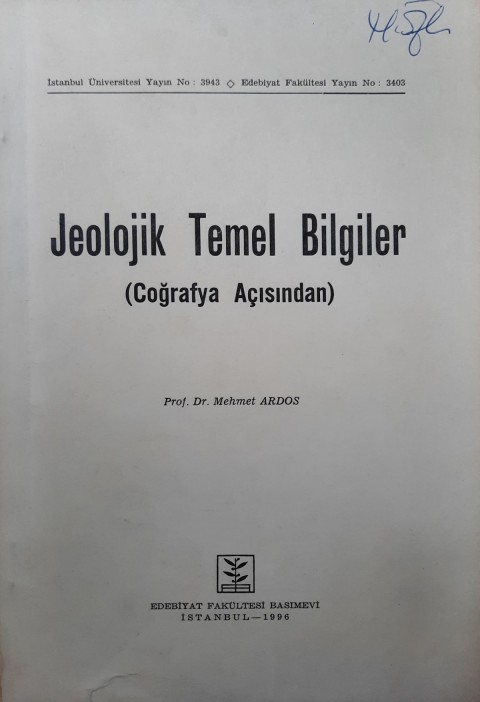 Jeolojik Temel Bilgiler