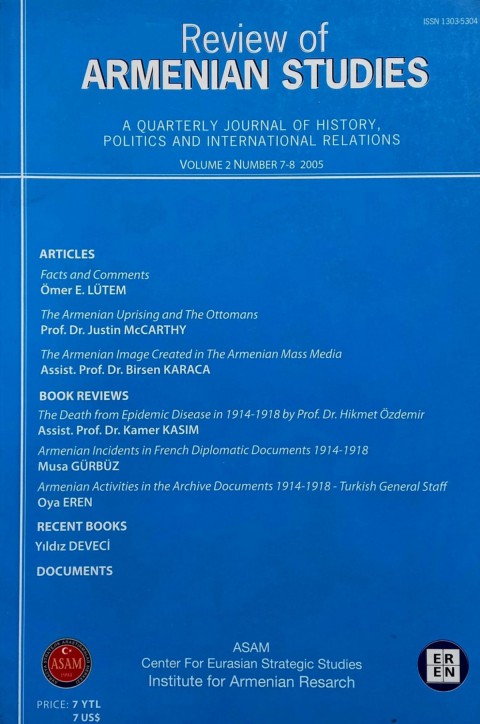 Review of Armenian Studies Volume 2 Number 7- 8 2005