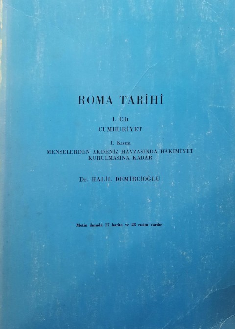 Roma Tarihi 1. Cilt Cumhuriyet