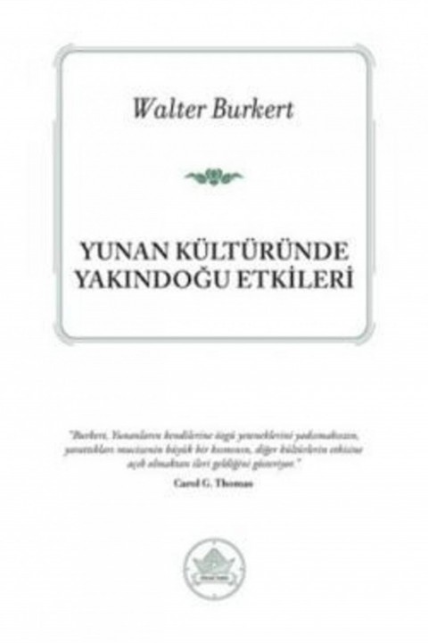 Yunan Kültüründe Yakındoğu Etkileri