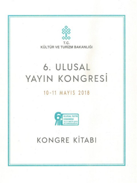 6. Ulusal Yayın Kongresi Kongre Kitabı