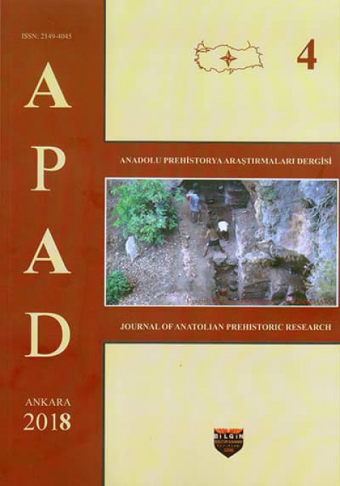 APAD Anadolu Prehistorya Araştırmaları Dergisi 4 (2018)