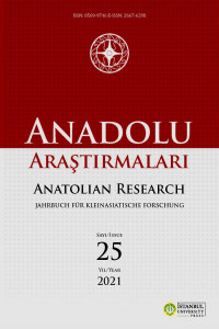 Anadolu Araştırmaları Sayı 25