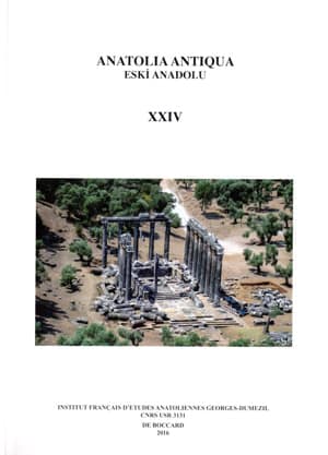 Anatolia Antiqua / Eski Anadolu XXIV