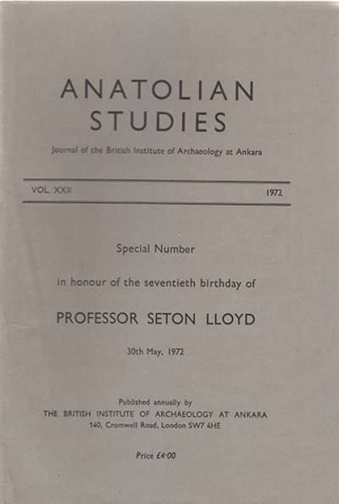 Anatolian Studies XXII