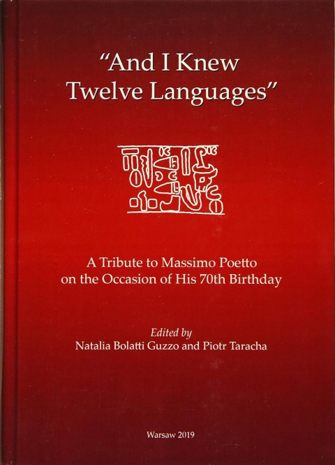 "And I Knew Twelve Languages": A Tribute to Massimo Poetto on the Occasion of His 70th Birthday