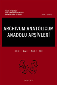 Archivum Anatolicum 18/2 / Anadolu Arşivleri 18/2 - 2024