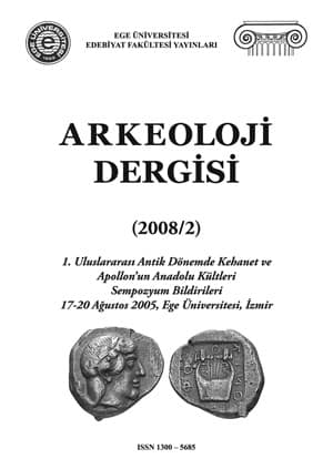 Arkeoloji Dergisi XII (2008-2)