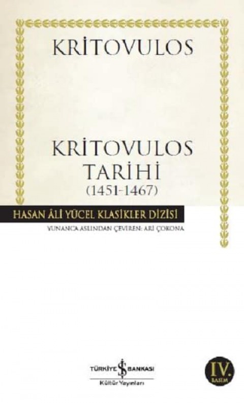Kritovulos Tarihi (1451-1467)