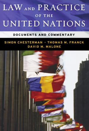 Law and Practice of the United Nations. Documents and Commentary