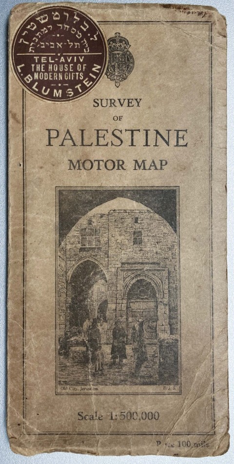 Survey of Palestine Motor Map