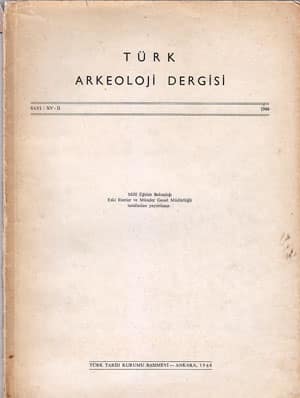 Türk Arkeoloji Dergisi Sayı XV-2 (1966)