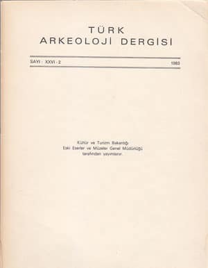 Türk Arkeoloji Dergisi Sayı XXVI-2 (1983)