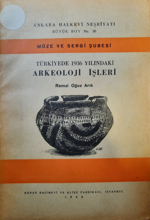 Türkiyede 1936 Yılındaki Arkeoloji İşleri