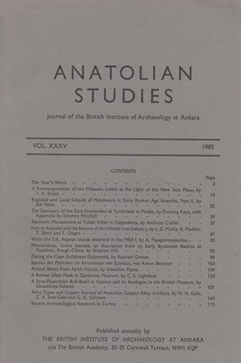 Anatolian Studies XXXV