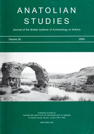 Anatolian Studies Vol. 50, 2000