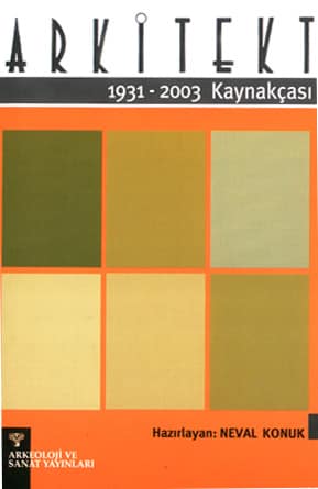 Arkitekt 1931-2003 Kaynakçası