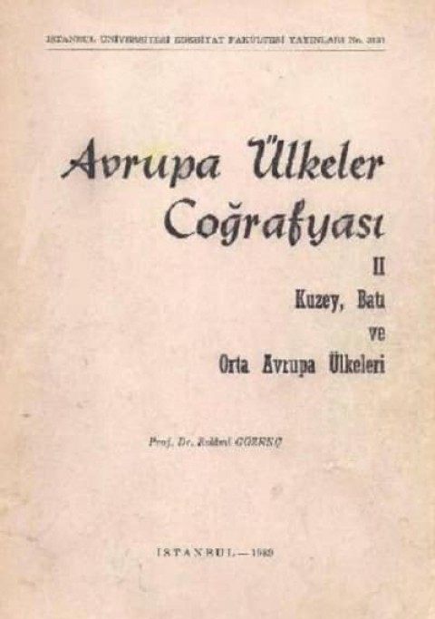 Avrupa Ülkeler Coğrafyası II - Kuzey, Batı ve Orta Avrupa Ülkeleri