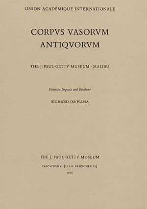 Corpus Vasorum Antiquorum U.S.A. Fascicule 31
