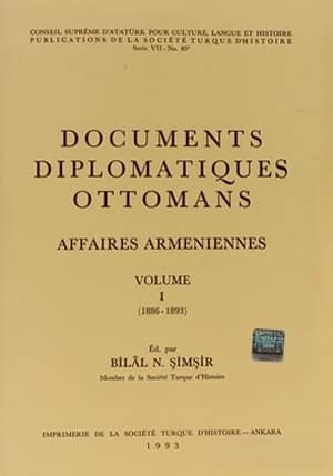 Documents Diplomatiques Ottomans Affaires Armeniennes (1-4 Volume)
