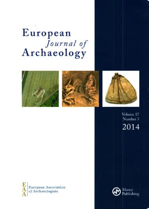 European Journal of Archaeology Volume 17 Number 3 - 2014