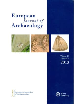 European Journal of Archaeology Volume 16 Number 2 2013