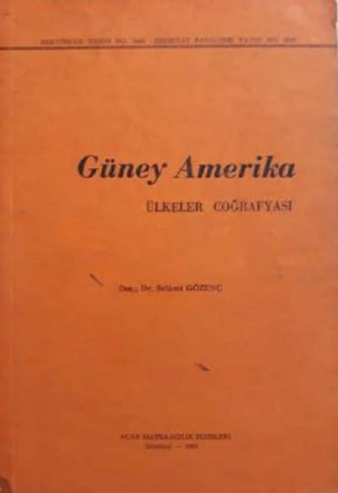 Güney Amerika. Ülkeler Coğrafyası
