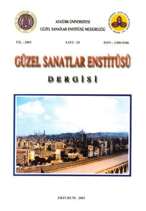 Güzel Sanatlar Enstitüsü Dergisi - 10/2003