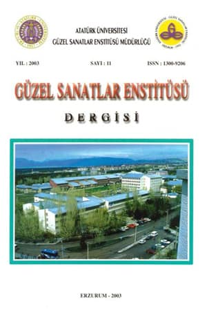 Güzel Sanatlar Enstitüsü Dergisi - 11/2003
