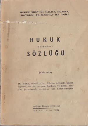 Hukuk Terimleri Sözlüğü