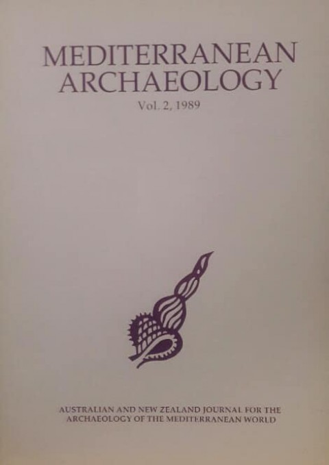 Mediterranean Archaeology Vol. 2 (1989)