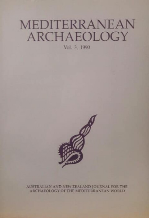 Mediterranean Archaeology Vol. 3 (1990)