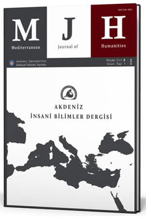 Akdeniz İnsani Bilimler Dergisi Cilt 2 Sayı 1