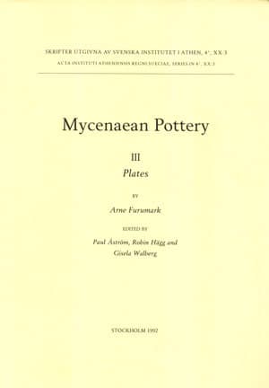 Mycenaean Pottery III  Plates