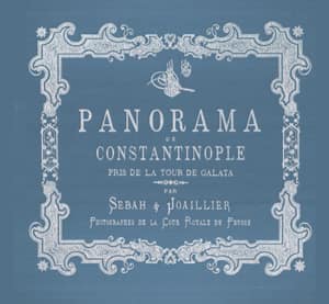 Panorama de Constantinople pris de la Tour de Galata