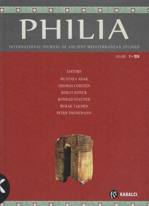 Philia Vol. 2 2016 - International Journal of Ancient Mediterranean Studies